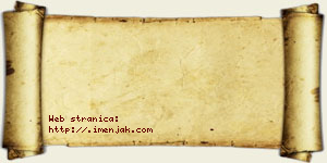 Blaža Naumparac vizit kartica